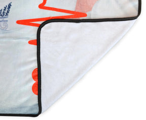 Grey's Anatomy McSteamy Fleece Throw Blanket | 45 x 60 Inches