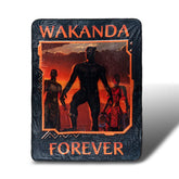 Black Panther Wakanda Forever Lightweight Fleece Throw Blanket | 45 x 60 inches