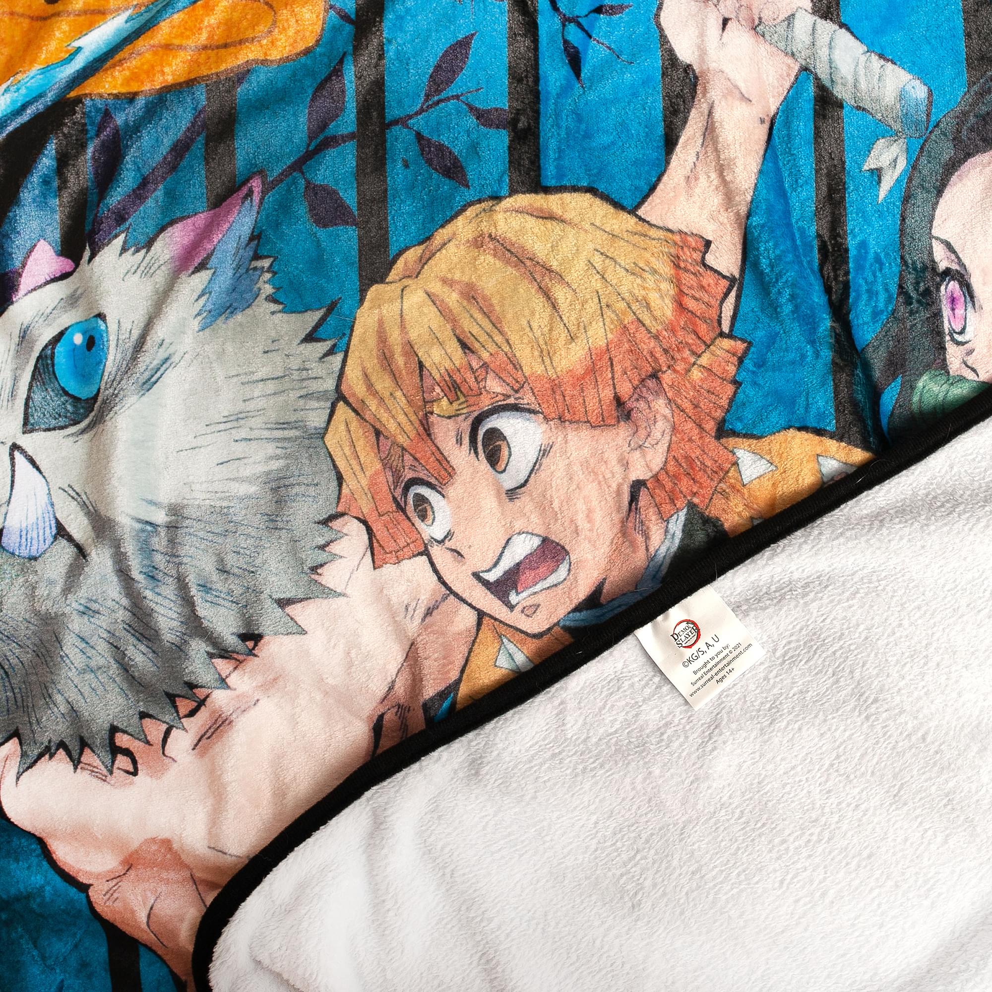 Demon Slayer Fleece Throw Blanket | 45 x 60 Inches