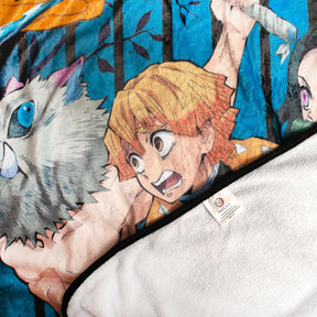 Demon Slayer Fleece Throw Blanket | 45 x 60 Inches
