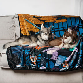 Demon Slayer Fleece Throw Blanket | 45 x 60 Inches