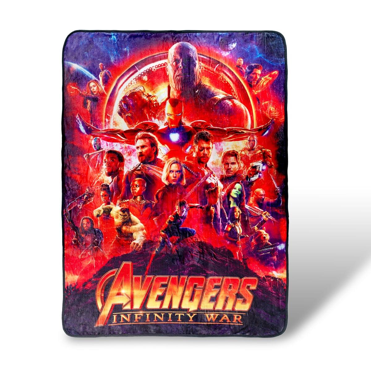 Avengers Infinity War Lightweight Fleece Throw Blanket| 45x60 Inches