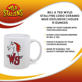 Bill & Ted Wyld Stallyns Logo Ceramic Mug Exclusive | Holds 11 Ounces