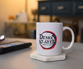 Demon Slayer: Kimetsu no Yaiba Logo Ceramic Mug Exclusive | Holds 11 Ounces