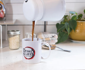 Demon Slayer: Kimetsu no Yaiba Logo Ceramic Mug Exclusive | Holds 11 Ounces