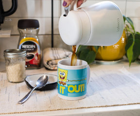Nickelodeon SpongeBob "Hug It Out" Ceramic Mug Exclusive | Holds 11 Ounces