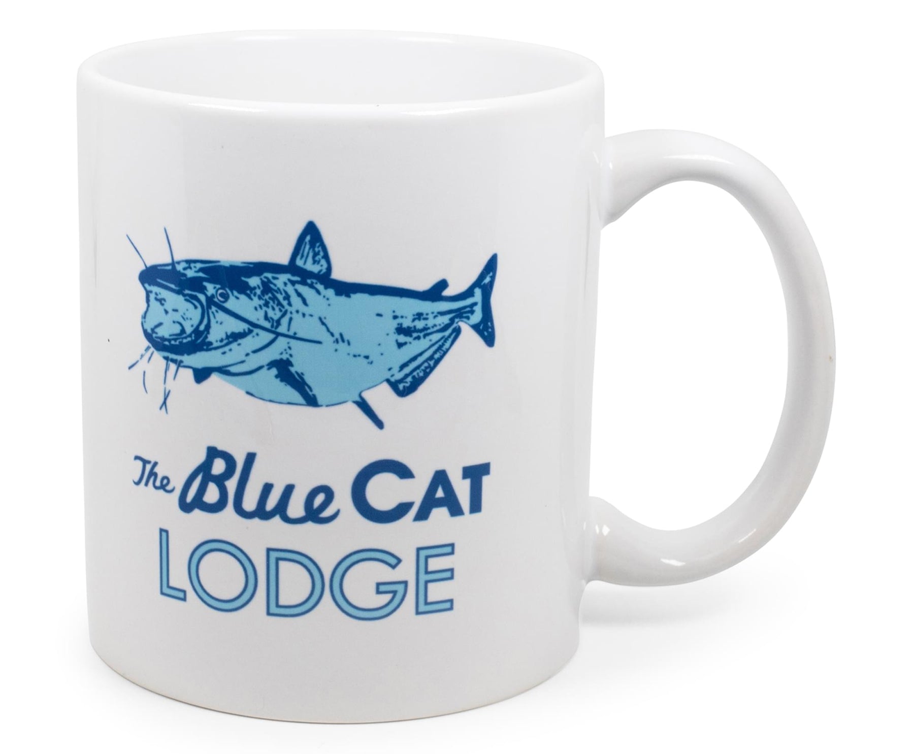 Ozark Blue Cat Lodge Ceramic Mug | Holds 11 Ounces