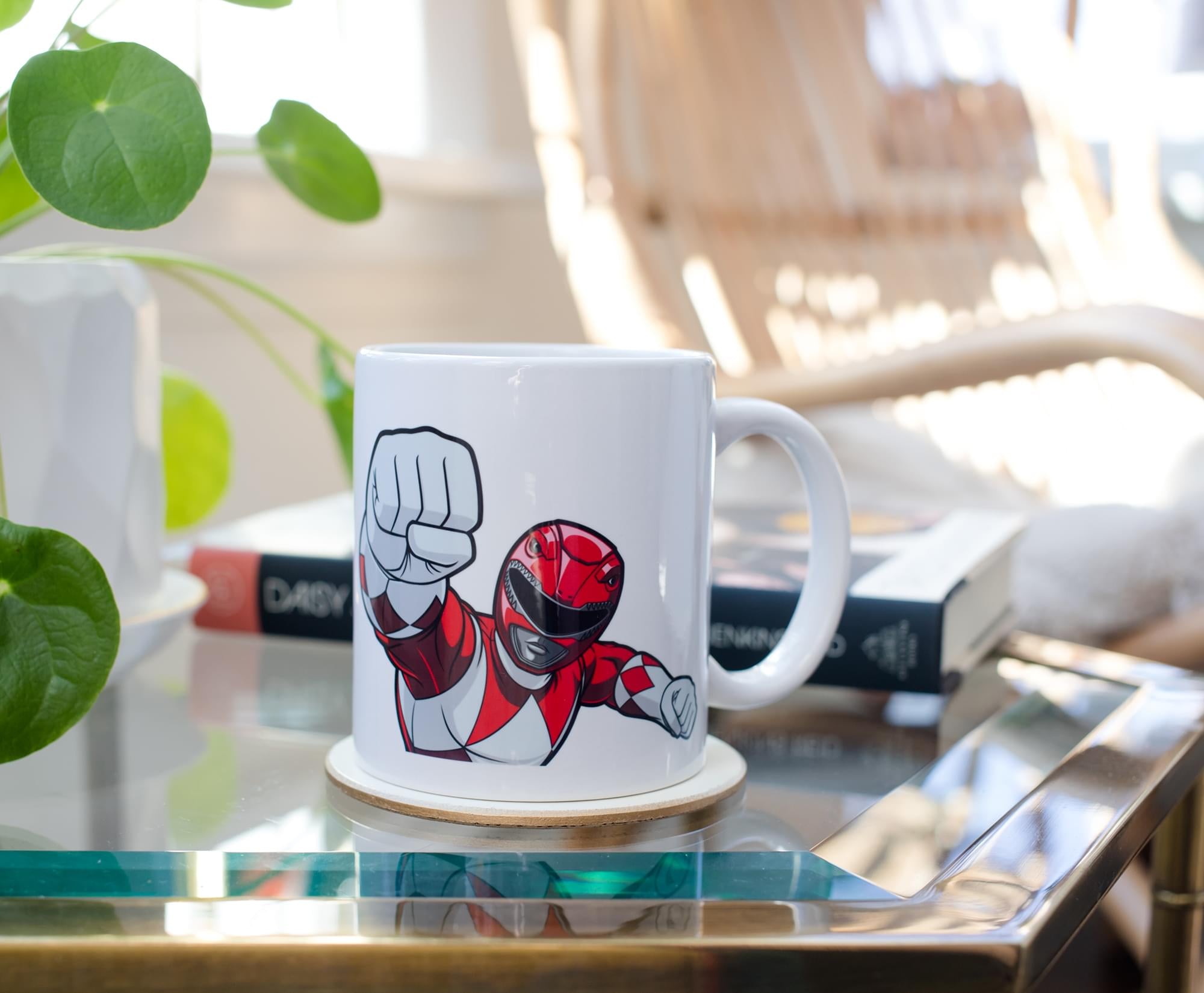 Power Rangers Red Ranger Ceramic Mug Exclusive | Holds 11 Ounces