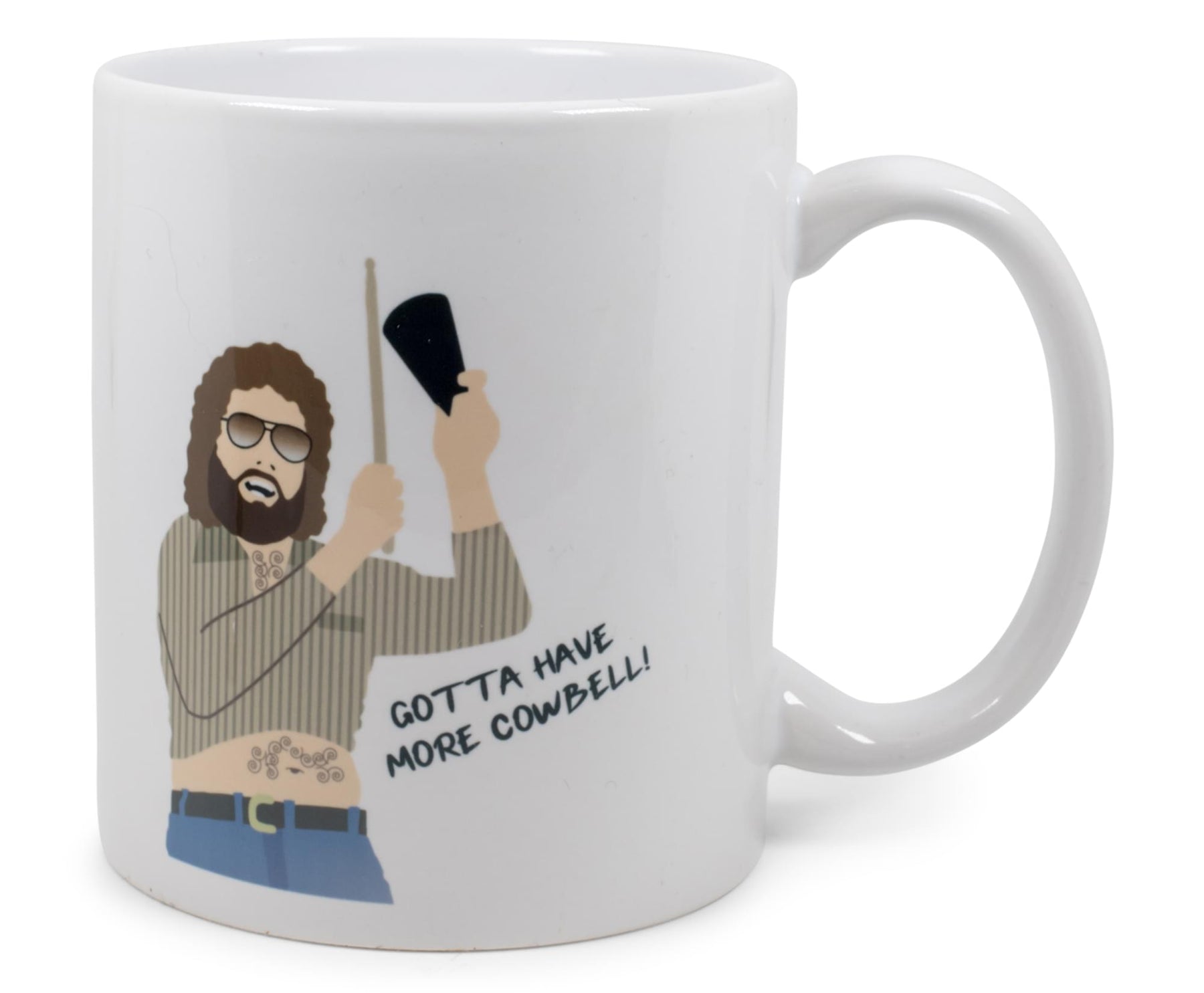 Saturday Night Live "More Cowbell" Ceramic Mug | Holds 11 Ounces