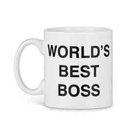 The Office "World's Best Boss" Ceramic Coffee Mug | 20 ounces