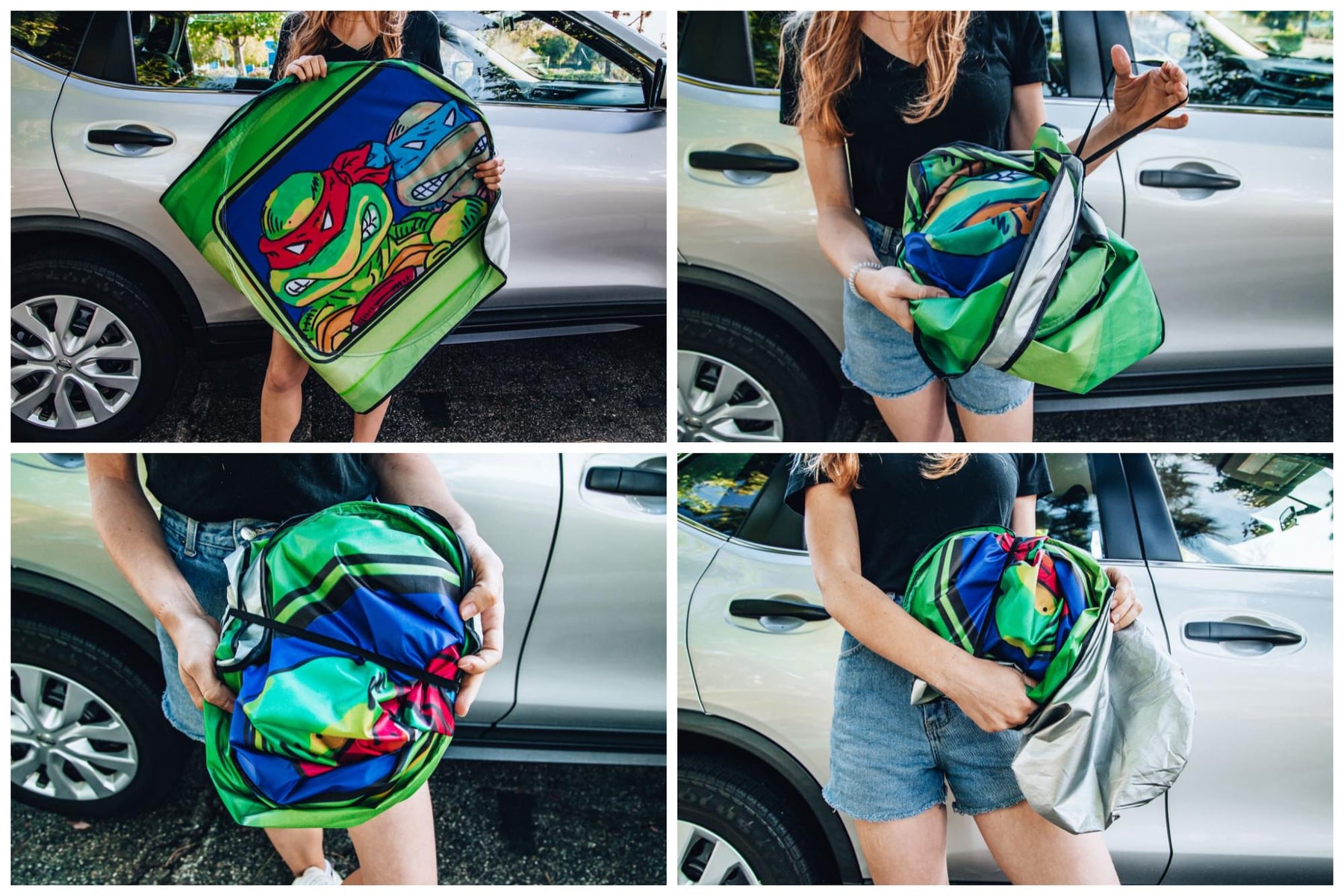 Teenage Mutant Ninja Turtles Sunshade for Car Windshield | 64 x 32 Inches