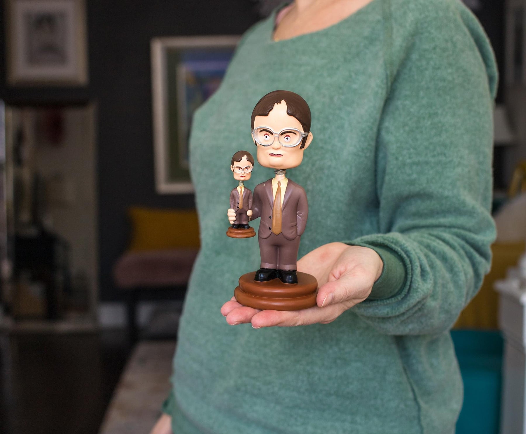 The Office Double Dwight Bobblehead Collectible Figure | 5 Inches Tall