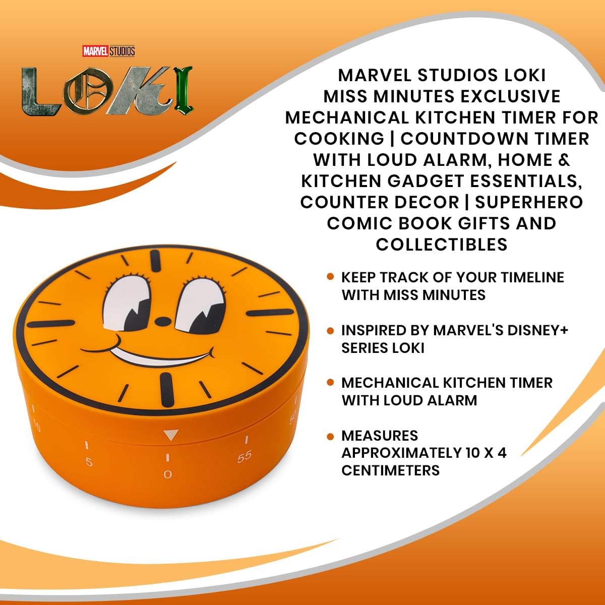 Marvel Studios Loki Miss Minutes Mechanical Countdown Timer | Toynk Exclusive