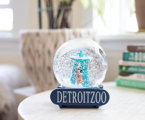 Coraline Snow Globe Detroit Zoo Collectible Display Piece | 6 Inches Tall