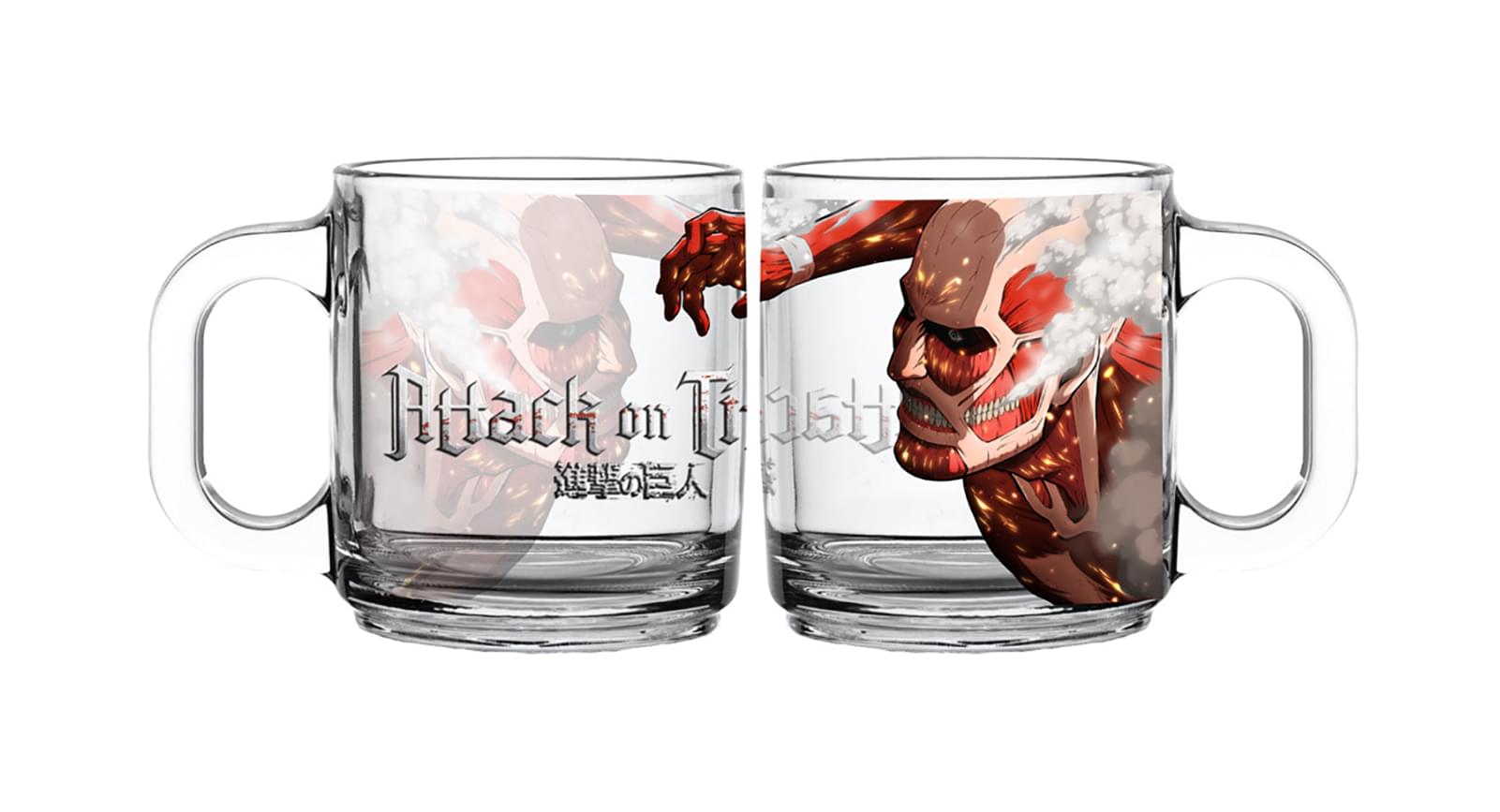 Attack on Titan Colossus Titan Glass Coffee Mug