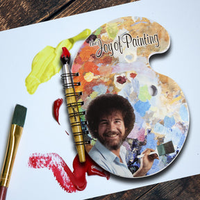 Bob Ross "The Joy of Painting" Paint Palette Journal & Brush Pen