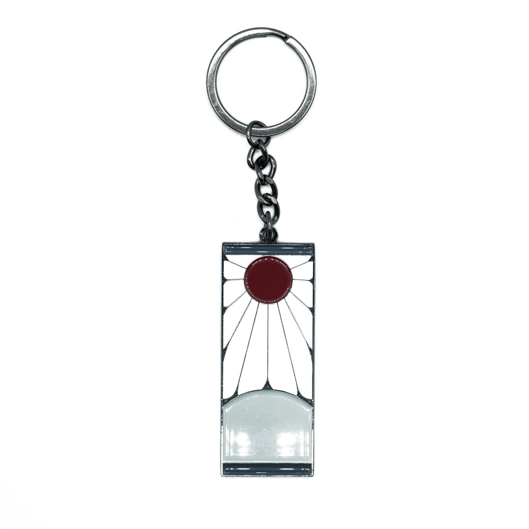 Demon Slayer Tanjiro Rising Sun Metal Keychain Free Shipping