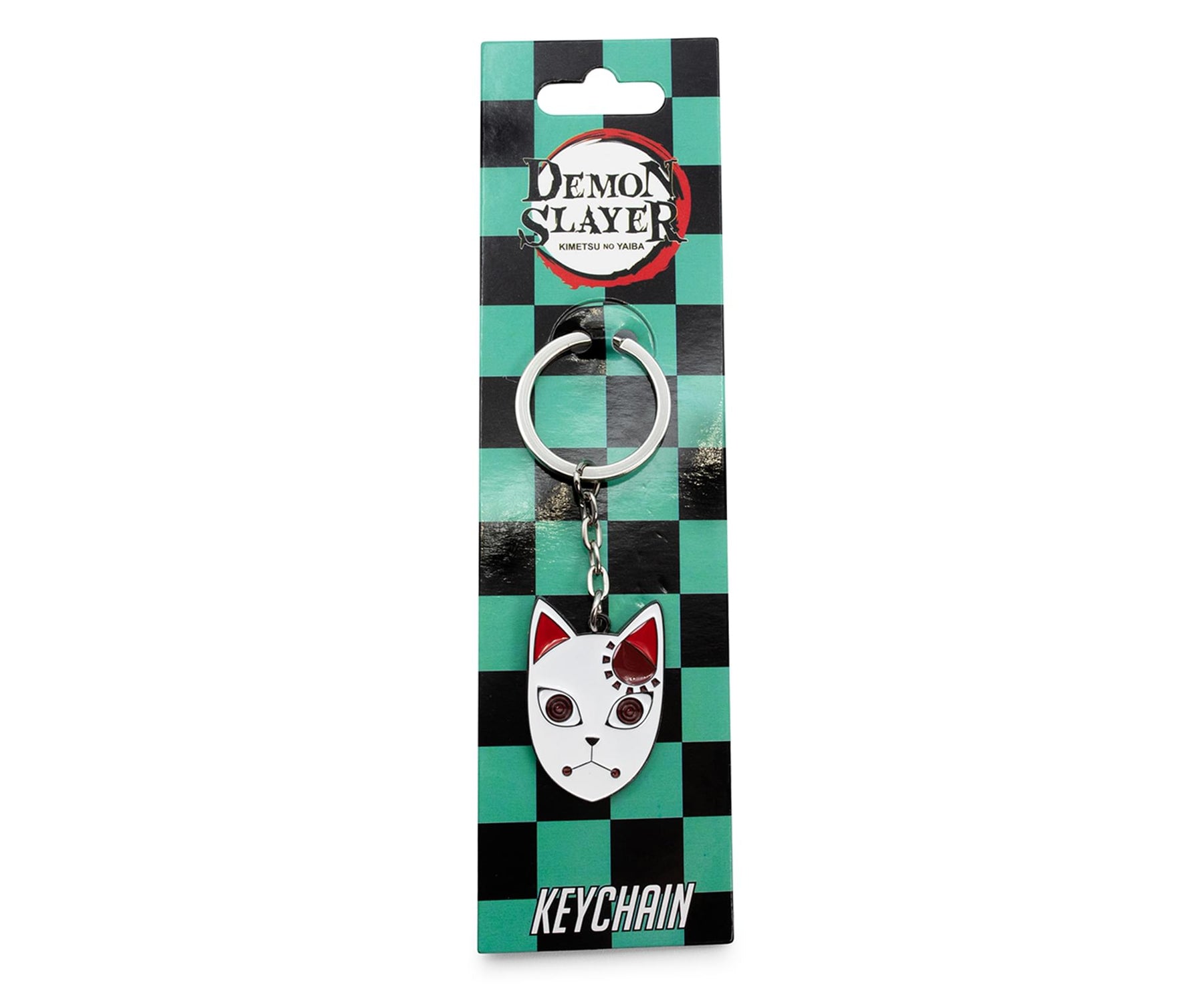 Demon Slayer Tanjiro Kamado Fox Mask Enamel Pendant Keychain