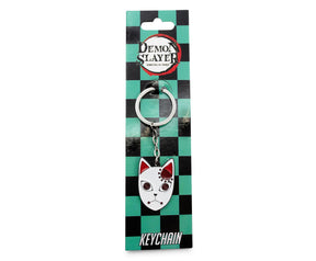 Demon Slayer Tanjiro Kamado Fox Mask Enamel Pendant Keychain