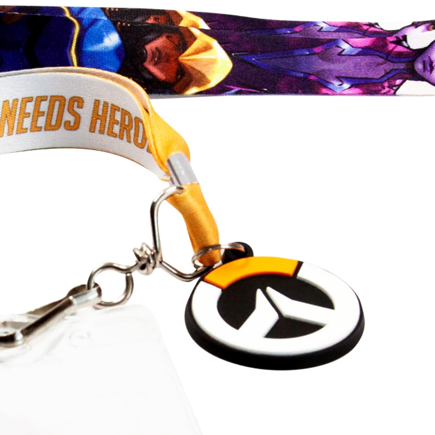 OFFICIAL Overwatch Lanyard | Feat. D. Va & More | Includes ID Holder & Logo Coin