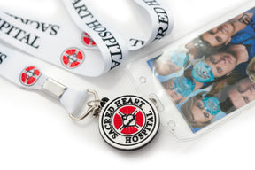 Scrubs Official Sacred Heart Hospital Lanyard | Includes ID Holder & Charm