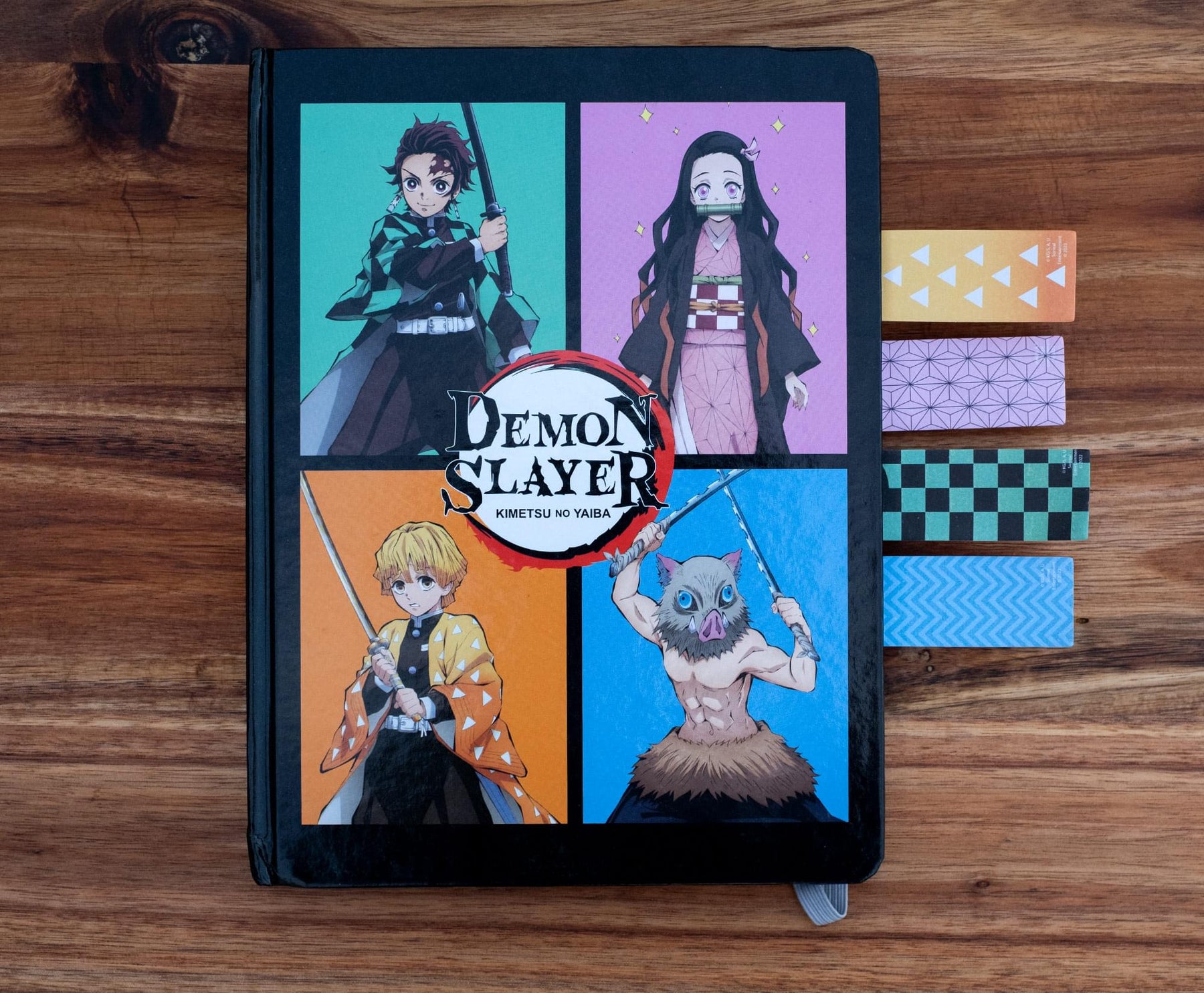 Demon Slayer Character Portrait 5 Sticky Memo Tabs Set