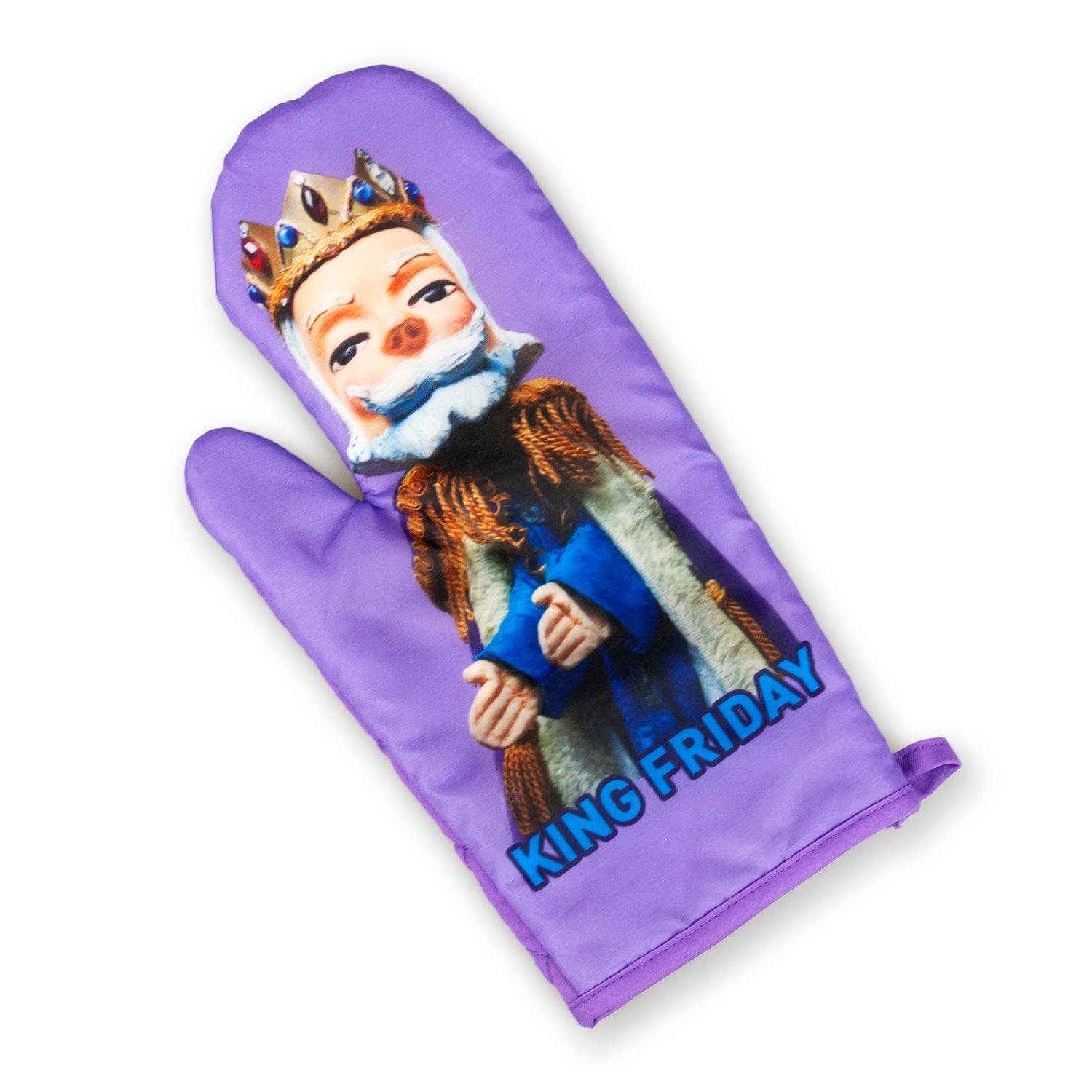 Mister Rogers Neighborhood King Friday Puppet Oven Mitt | TV Show Merchandise
