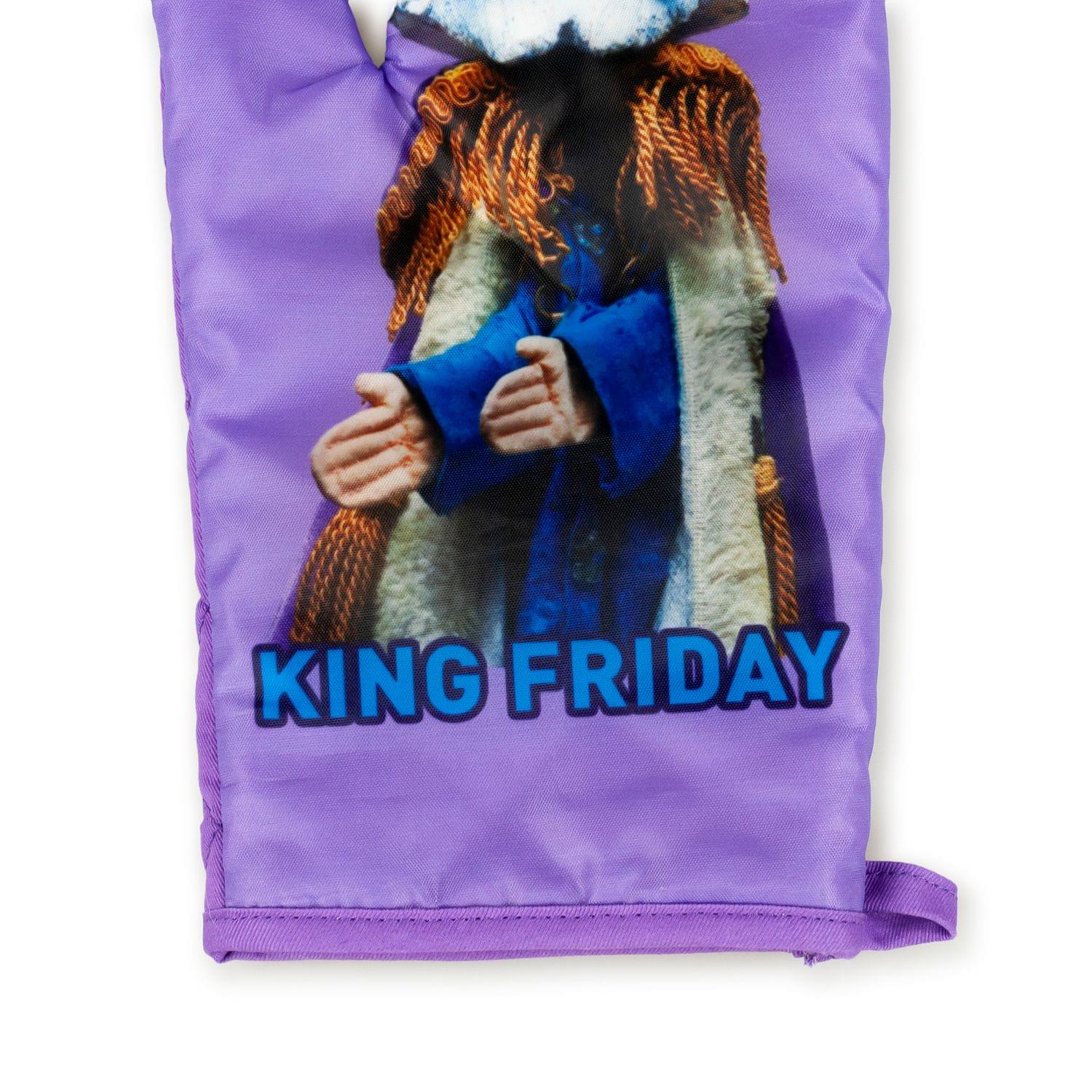 Mister Rogers Neighborhood King Friday Puppet Oven Mitt | TV Show Merchandise