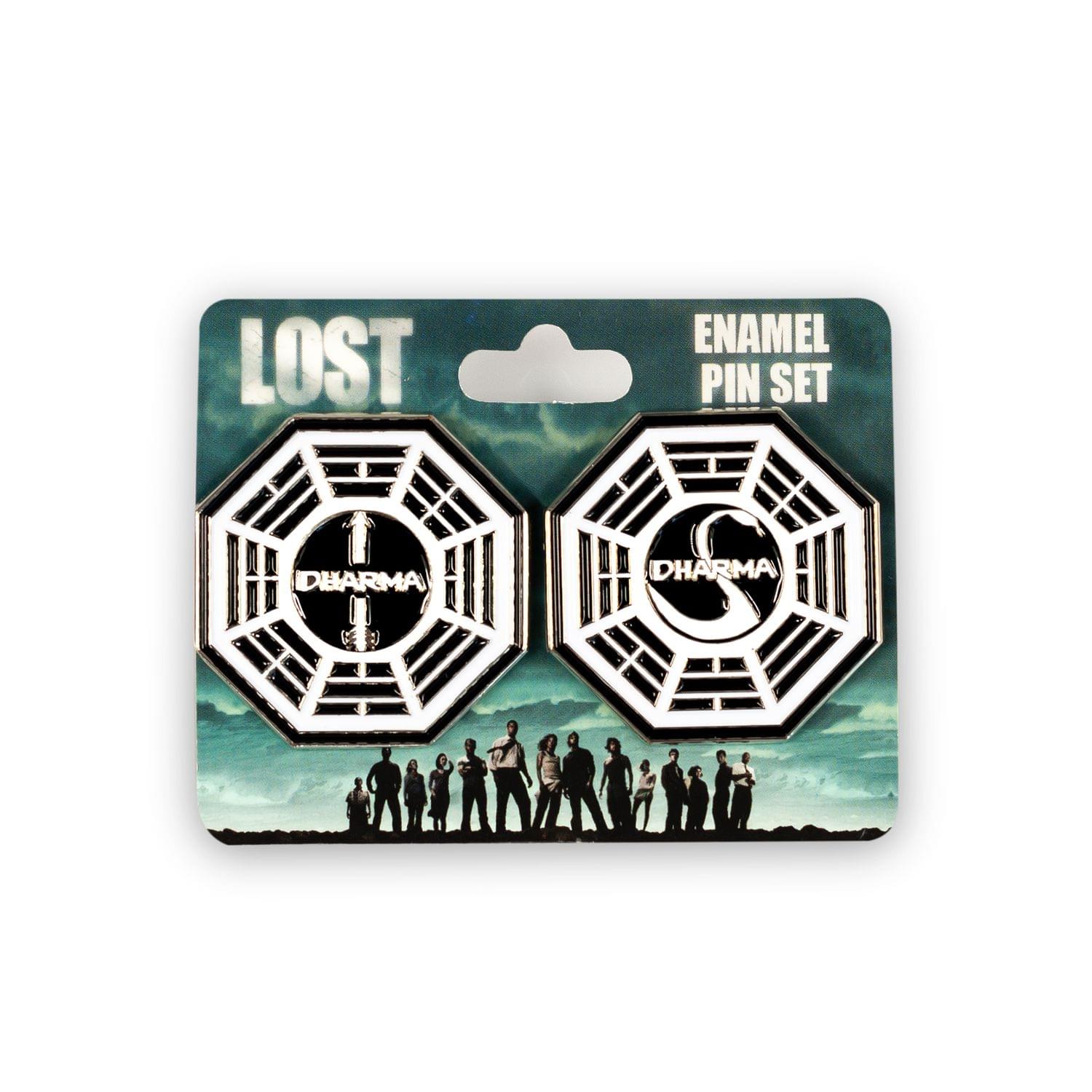 LOST Dharma Collectibles| LOST Dharma Initiative Station Enamel Collector Pin Set