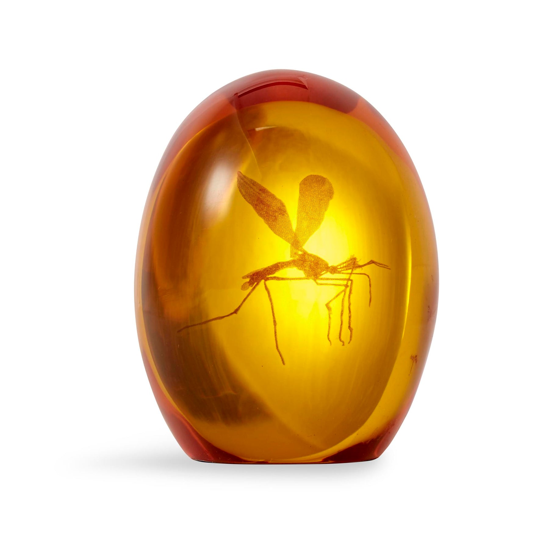 Jurassic Park Mosquito In Amber Resin Paper Weight | Measures 3 Inches Tall