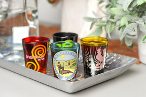 Parks and Recreation Location Logos 4 Piece Shot Glass Set