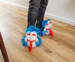 Labyrinth Ello Worm Plush Slippers for Adults | One Size Fits Most