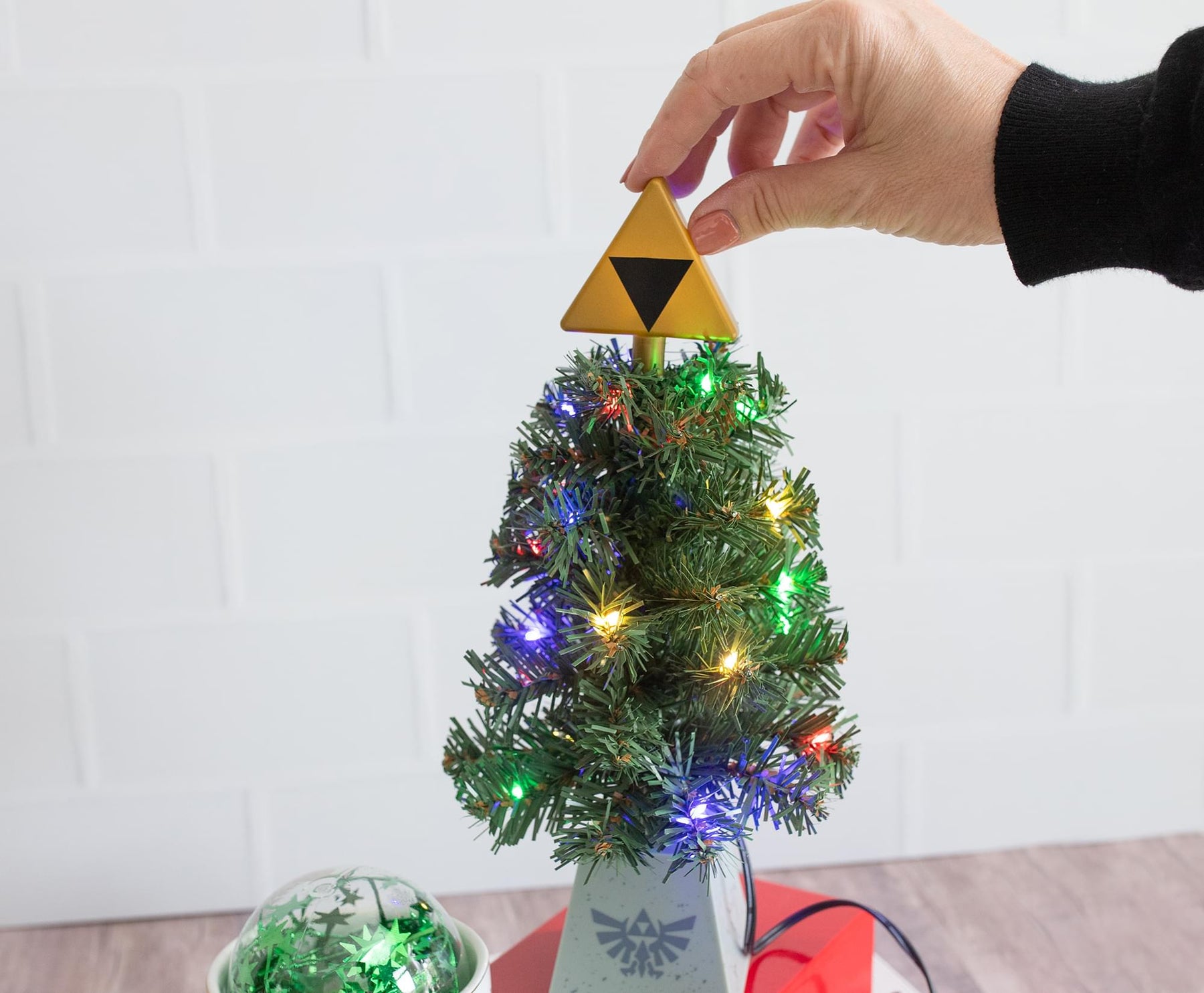 The Legend of Zelda Triforce LED USB-Powered Light-Up Desktop Holiday Tree