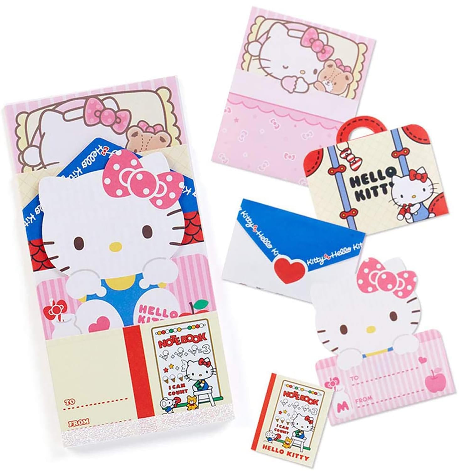 Hello Kitty Stationery Set | 5 Fun Designs | 75 Pieces Total