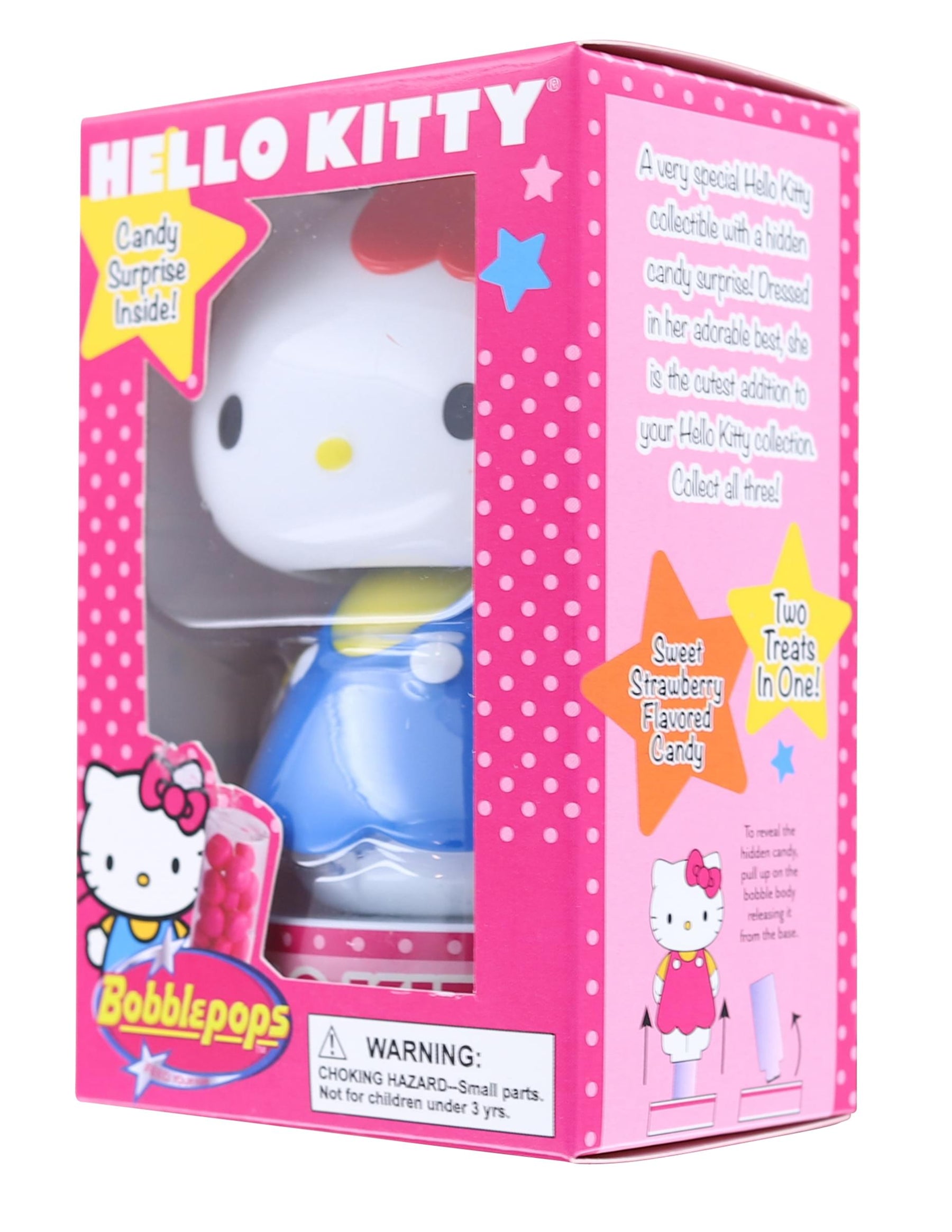 Hello Kitty Bobblepop 5 Inch Bobble Head & Candy Dispenser | Blue