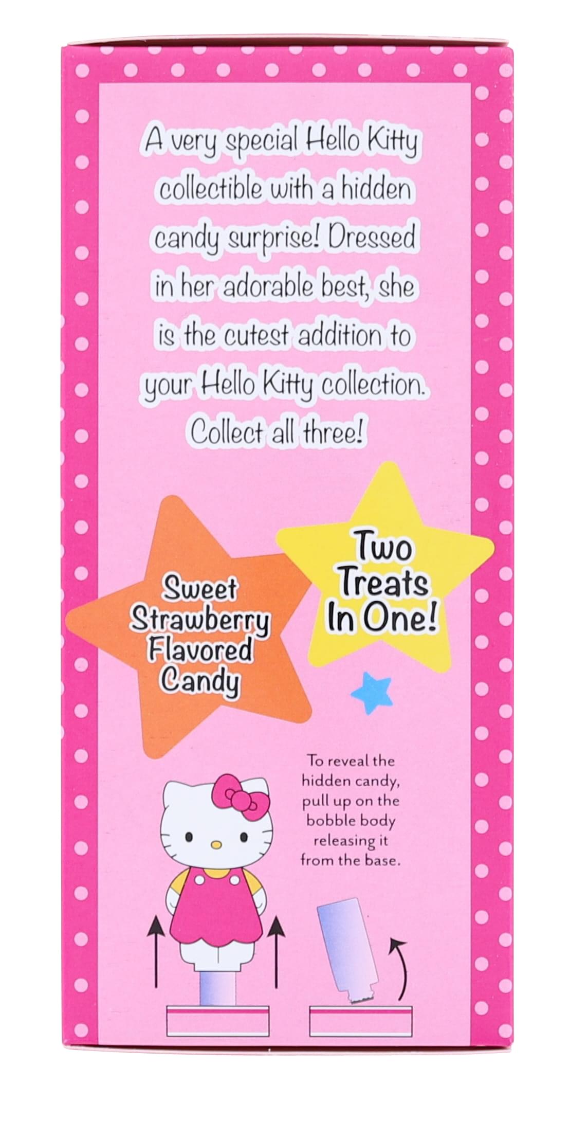 Hello Kitty Bobble Pop Figure Candy Dispenser | Dark Pink