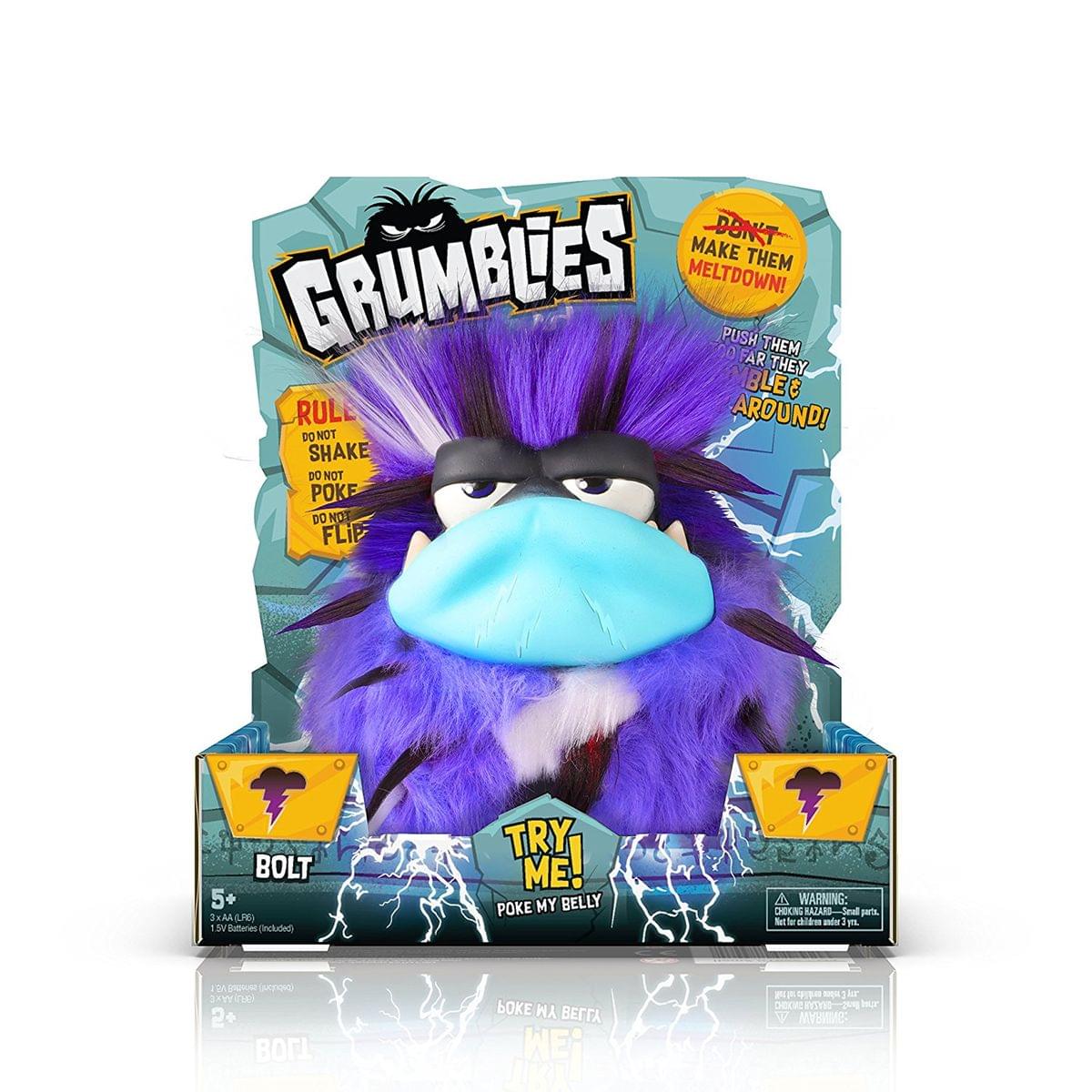 Grumblies Interactive Pet Monster Plush - Bolt