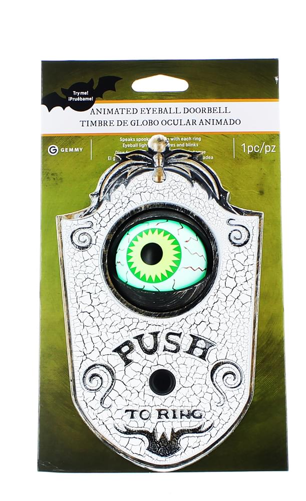 Halloween Animated Prop Decoration: Eyeball Doorbell