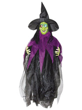3' Light Up Hanging Witch Halloween Décor