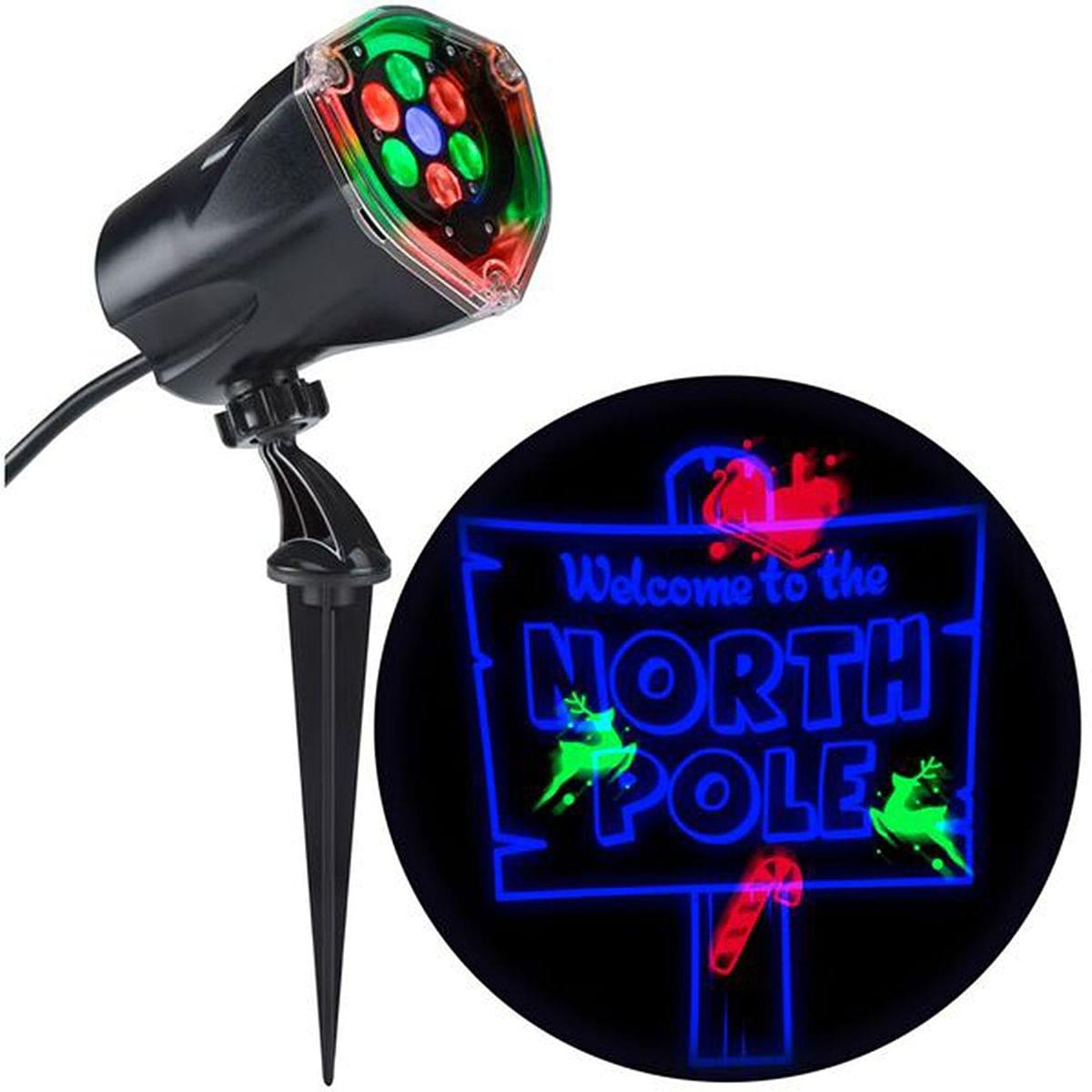 Holiday Lightshow Projection: Whirl-a-Motion+ North Pole (RGB/Blue)