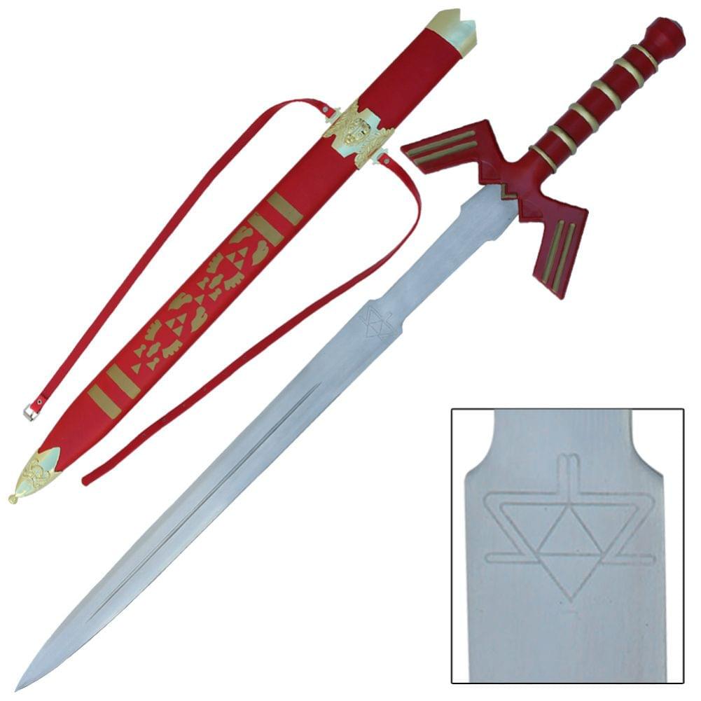 Legend of Zelda 36" Twilight Shadow Master Metal Sword Replica, Red