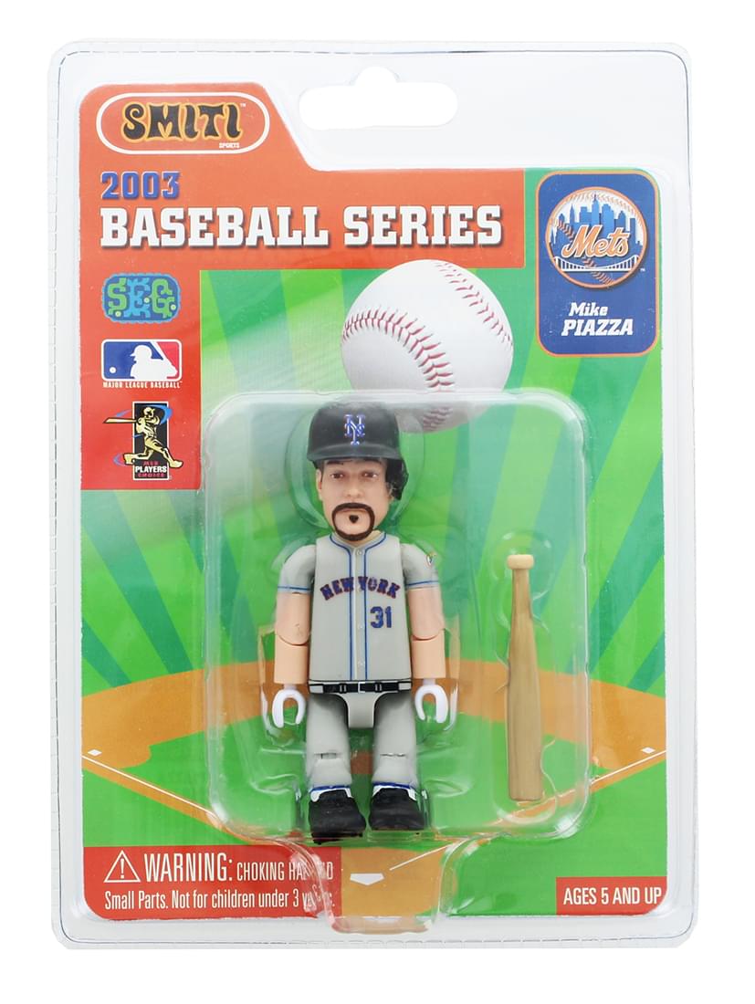 NY Mets MLB Baseball SMITI 3" Mini Figure: Mike Piazza