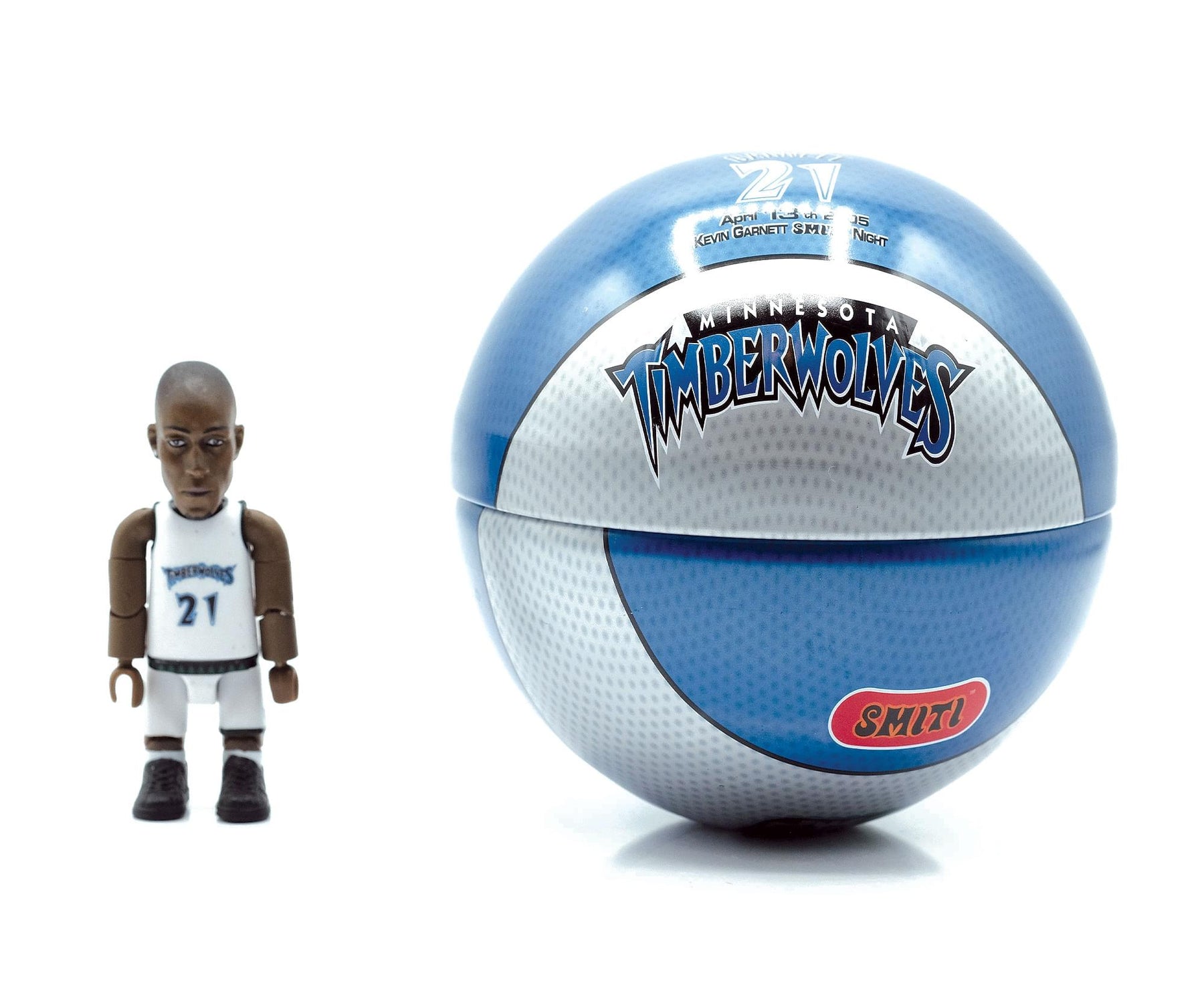 Minnesota Timberwolves NBA SMITI 3 Inch Mini Figure | Kevin Garnett