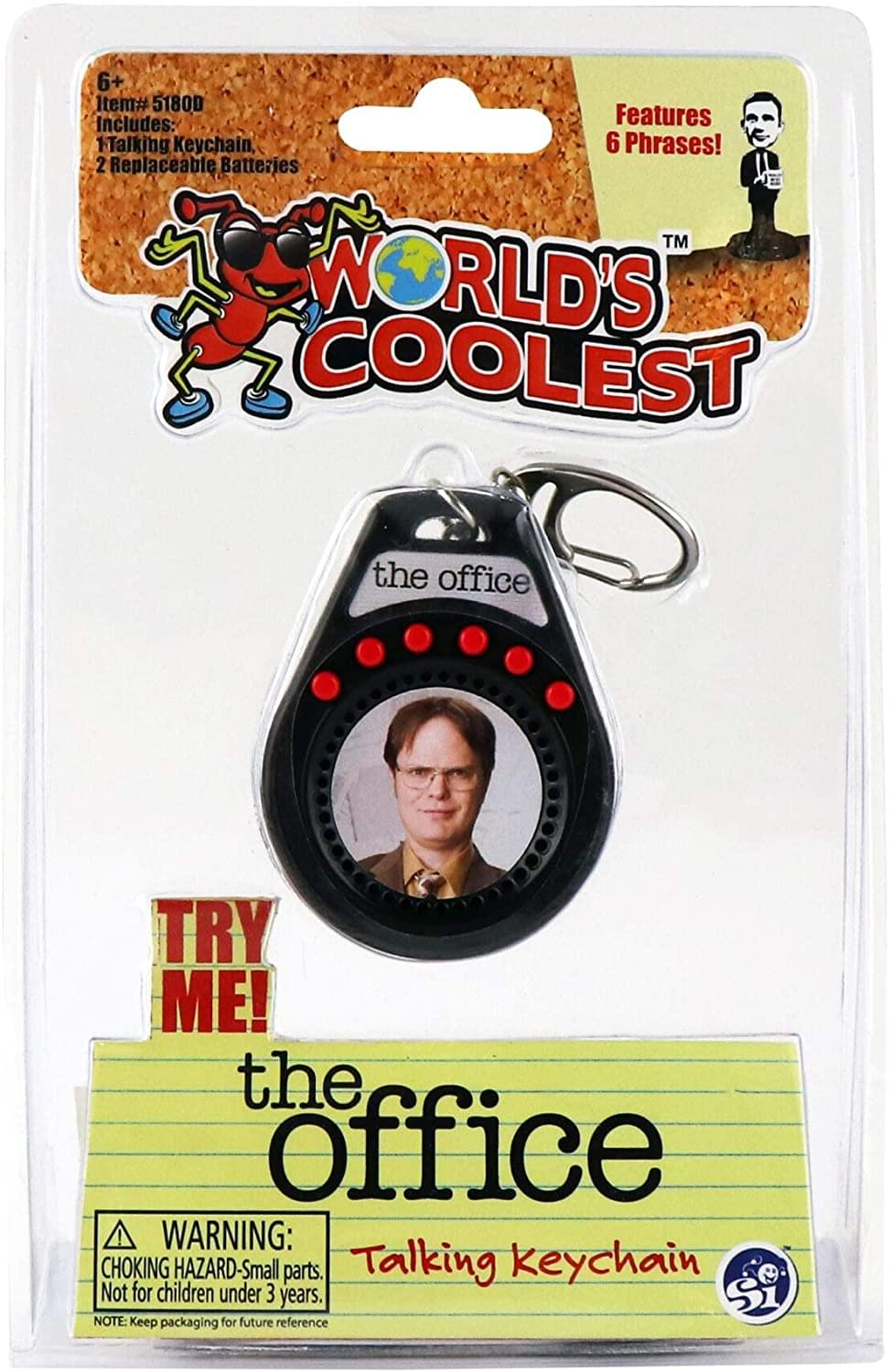 World's Coolest The Office Dwight Talking Keychain | 6 Quotes