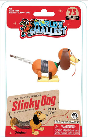 Worlds Smallest Slinky Dog Mini Retro Toy