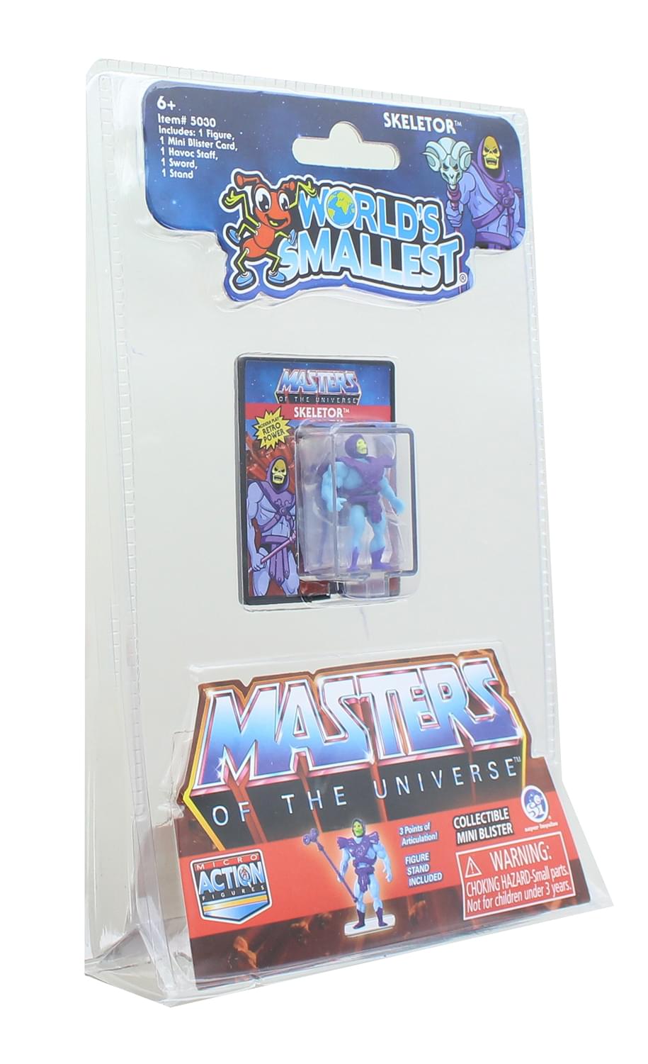 Masters of the Universe World's Smallest Micro Action Figure | Skeletor