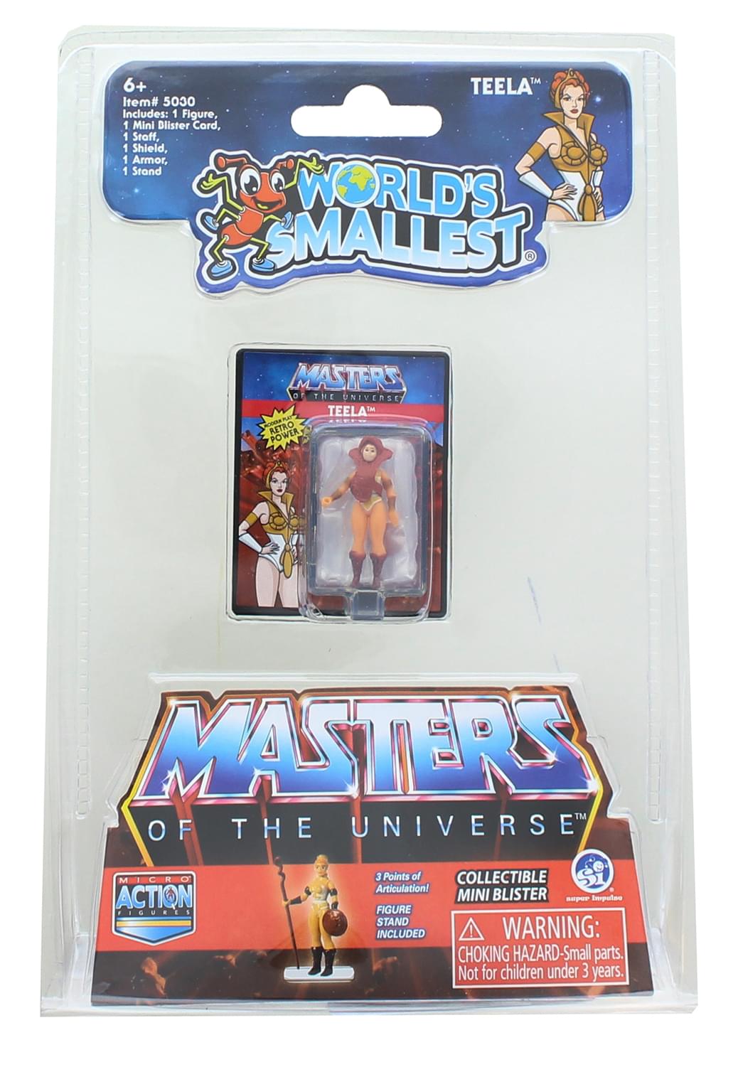 Masters of the Universe World's Smallest Micro Action Figure | Teela