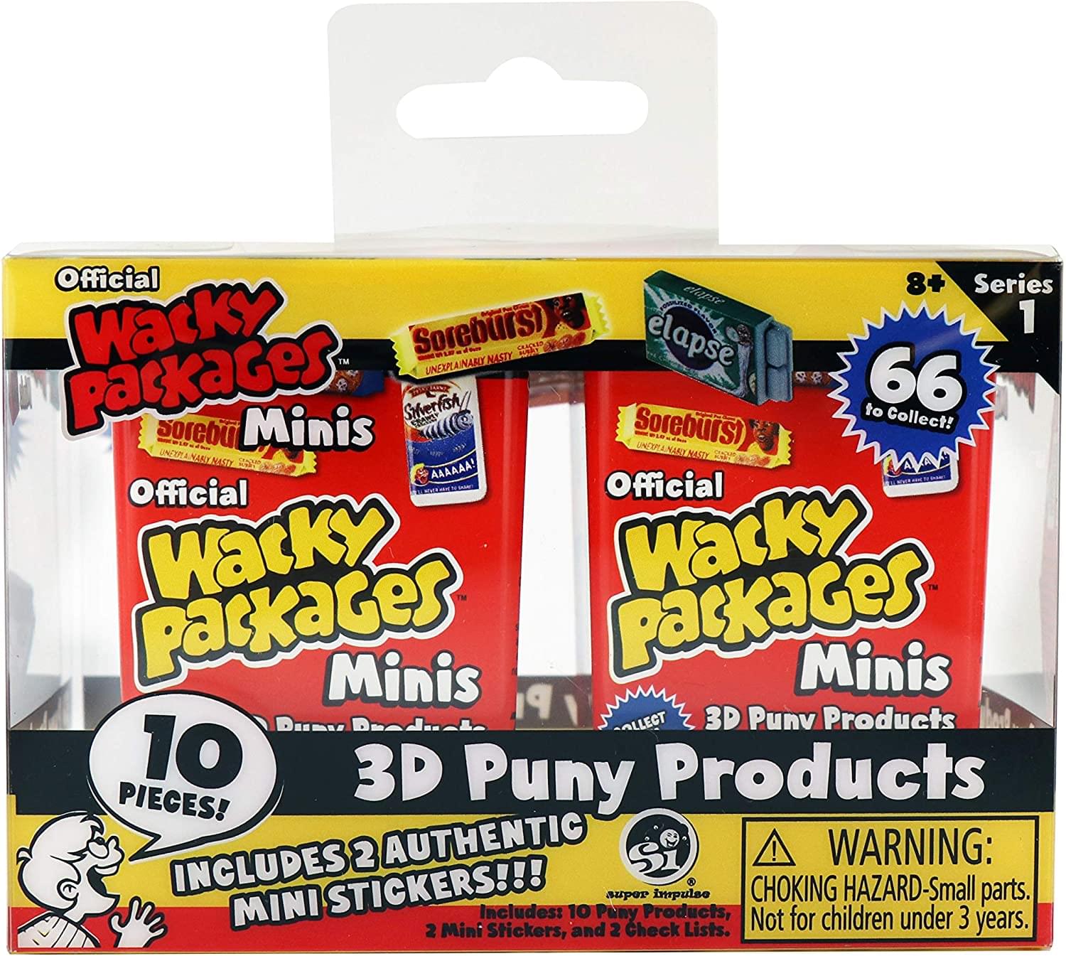 Wacky Packages Minis Series 1 Blind Box 2-Pack | 10 Random Pieces