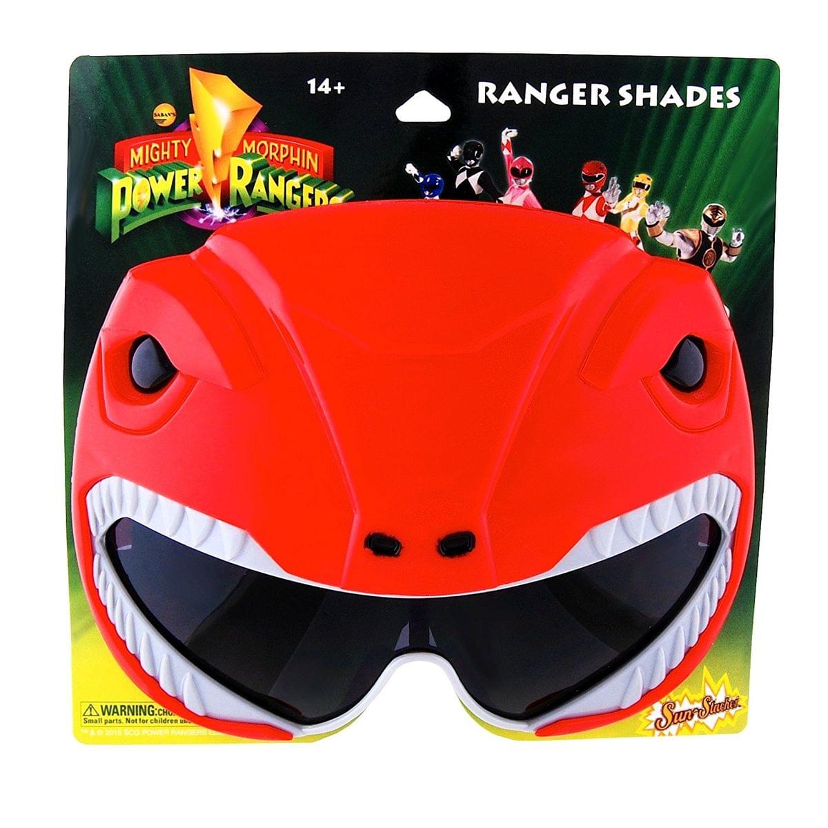 Sunstache Power Ranger Red Costume Glasses