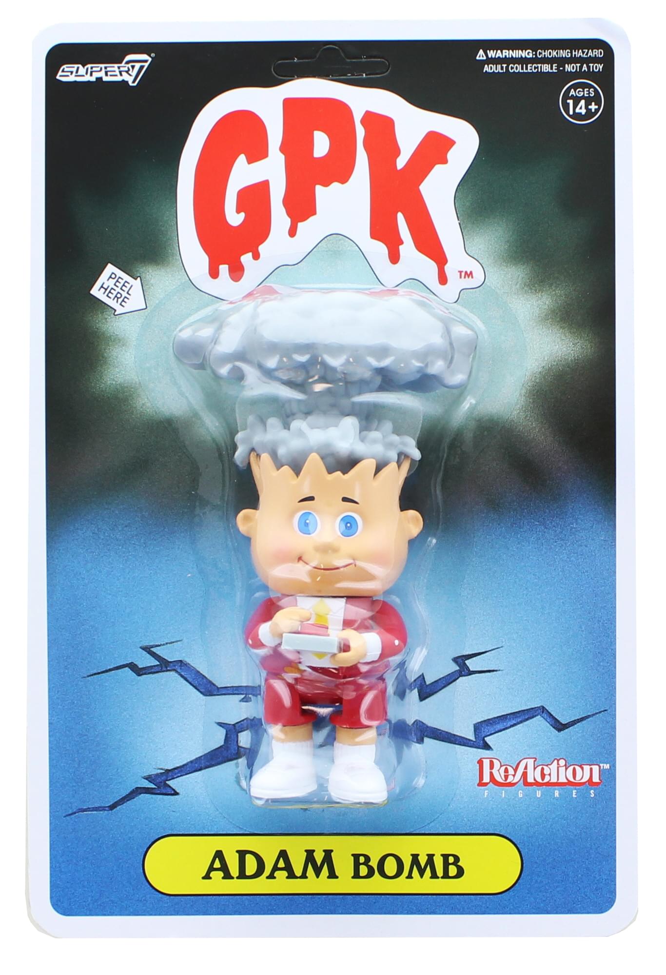 Garbage Pail Kids ReAction Figure | Adam Bomb | Exclusive Red Version